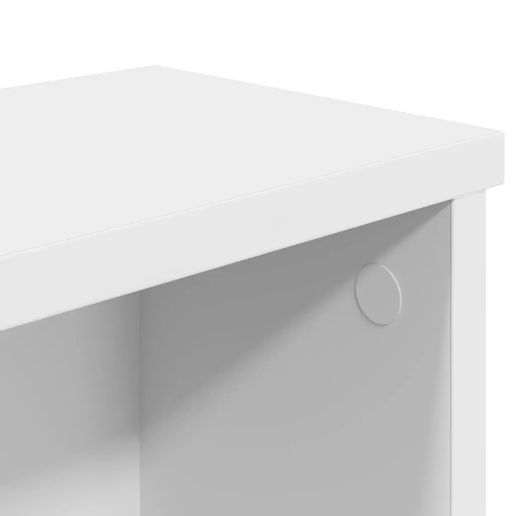 Stackable Kitchen Rack Organiser White 50x15x16cm 2 Piece