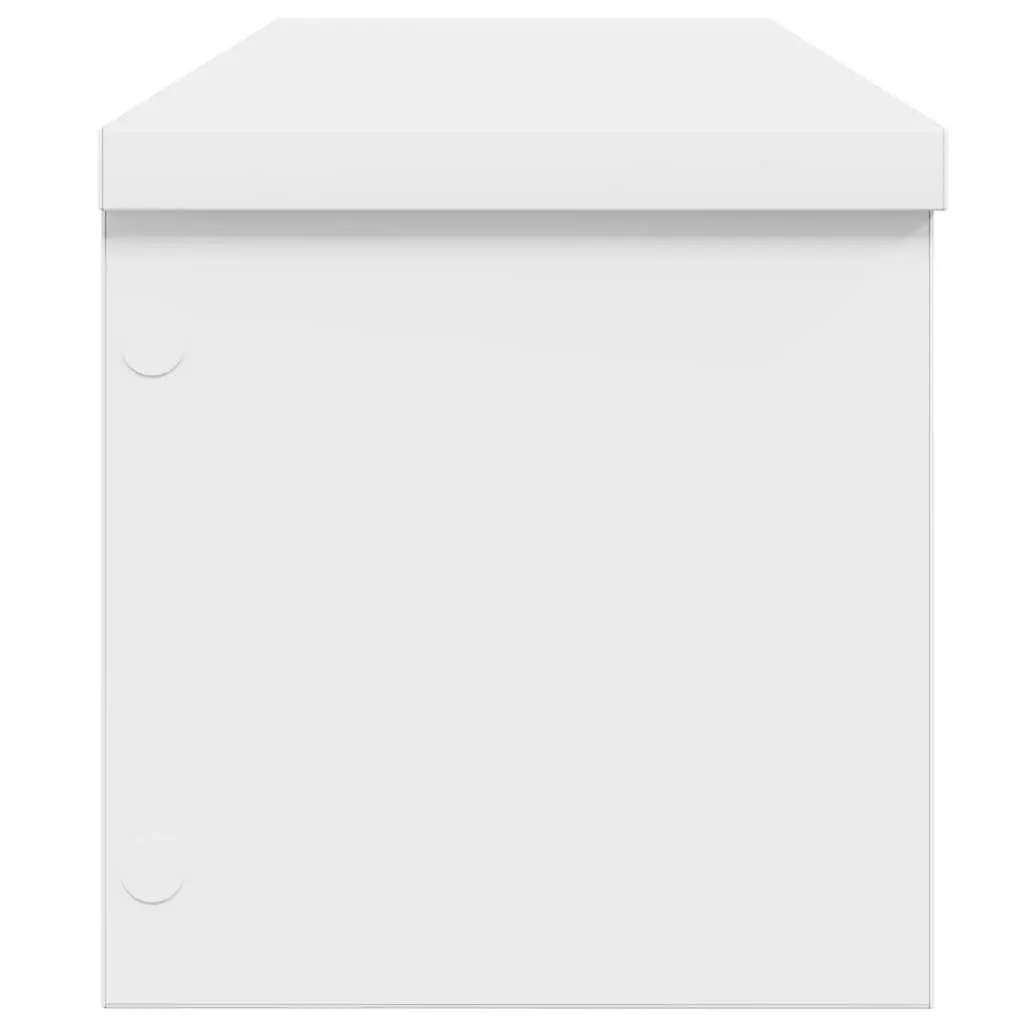 Kitchen Utensil Rack Stackable White Countertop Organiser 60 x 15 x 16 cm