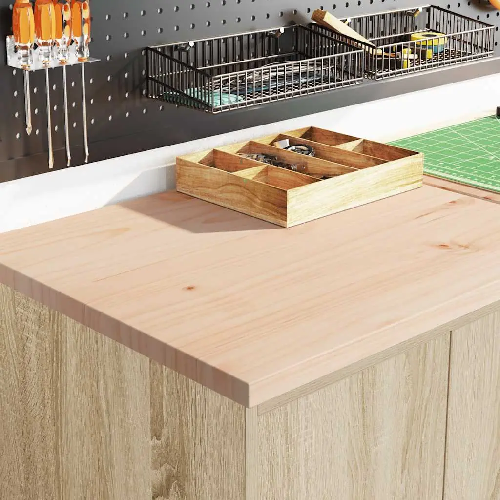 Garage Storage Cabinet Solid Wood Pine Sonoma Oak 60x51x85cm Workshop Tool
