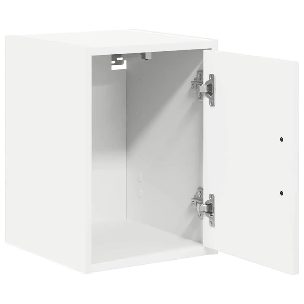 Garage Wall Cabinet White Storage Cupboard Tool Organiser Industrial Engineered