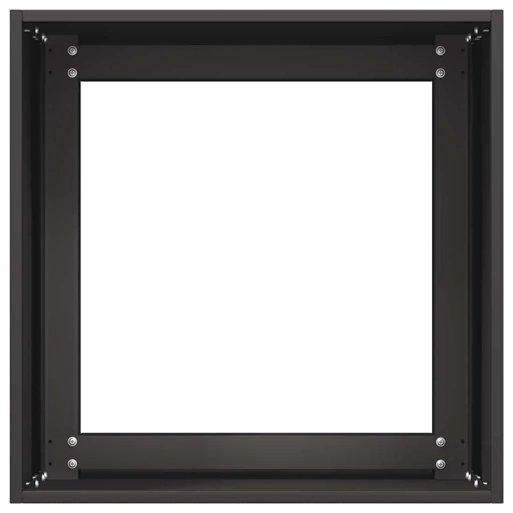 Planter Black Cold-rolled Steel 40x40x40 cm Raised Bed Garden Flower Box