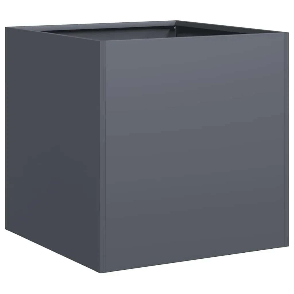 Cold-rolled Steel Planter Box Anthracite 40x40x40 cm