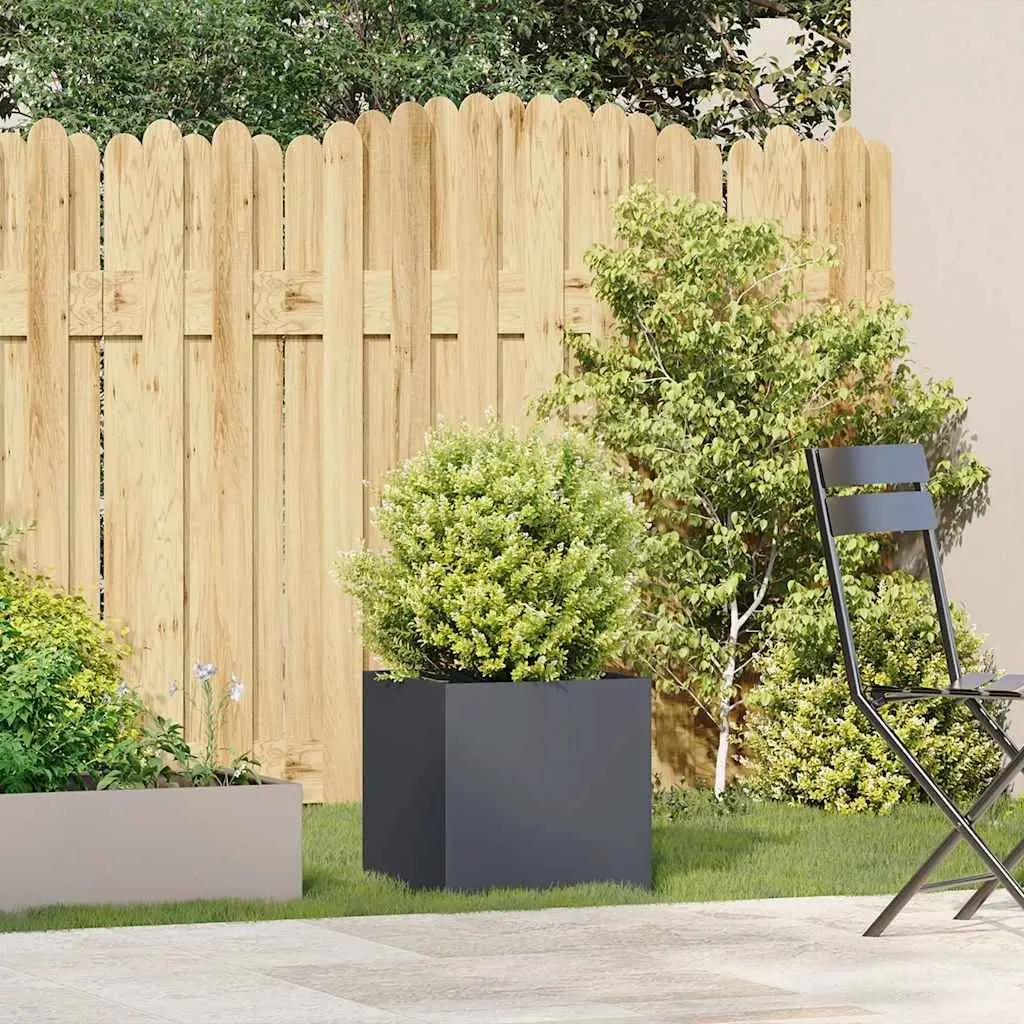 Cold-rolled Steel Planter Box Anthracite 40x40x40 cm