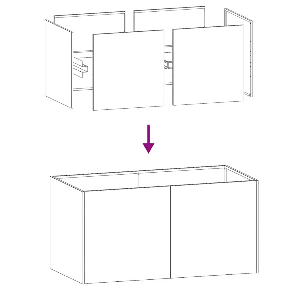 Planter Black 80x40x40 cm Raised Garden Bed Cold-rolled Steel Flower Box