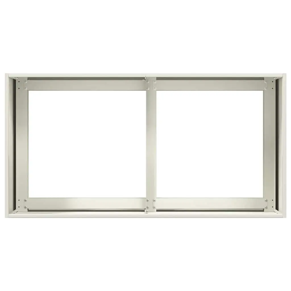 Raised Garden Planter Box Cold-rolled Steel White 80x40x40cm
