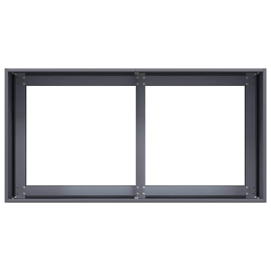 Raised Garden Bed Cold-Rolled Steel Anthracite 80x40x40cm Outdoor Planter