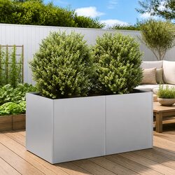 Your New Galvanised Steel Planter for Gardening 80x40x40cm