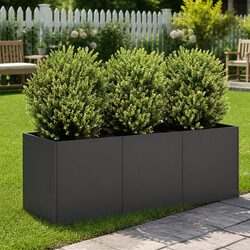 Your New Black Raised Garden Planter Box 120x40x40 cm