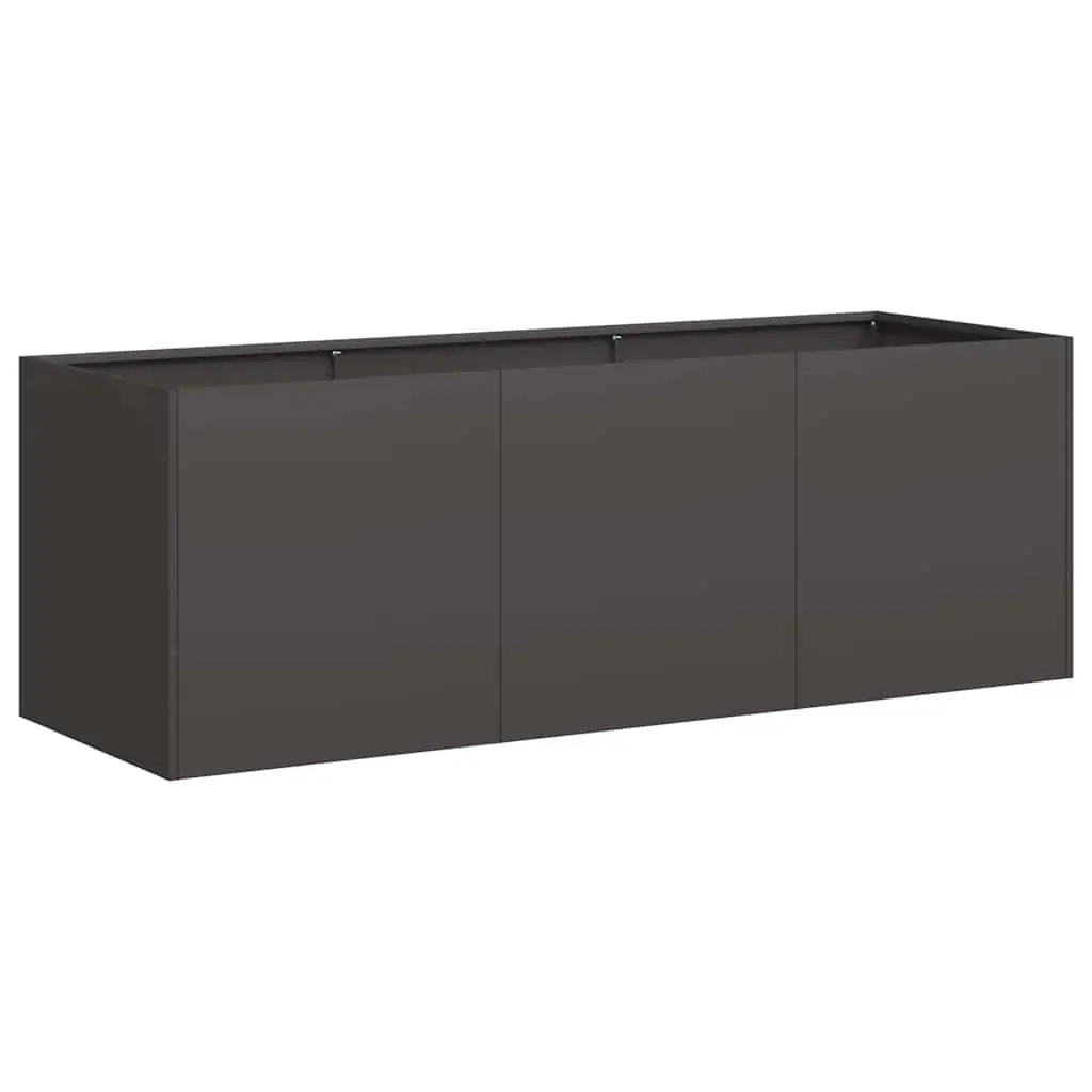 Black Raised Garden Planter Box 120x40x40 cm