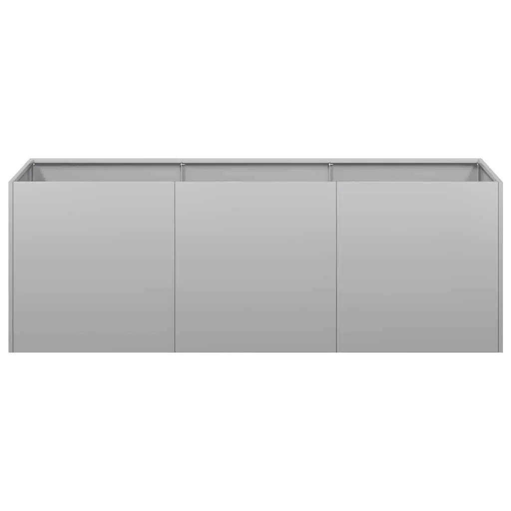 Galvanised Steel Planter Raised Garden Bed Large 120 x 40 x 40 cm
