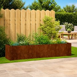 Friendly Weathering Steel Planter for Your Outdoor Space
