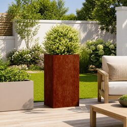 Friendly Weathering Steel Planter Box for Your Space
