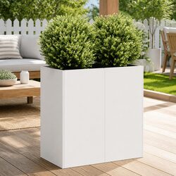 Your Outdoor Oasis with 80x40x80 cm White Planter Box
