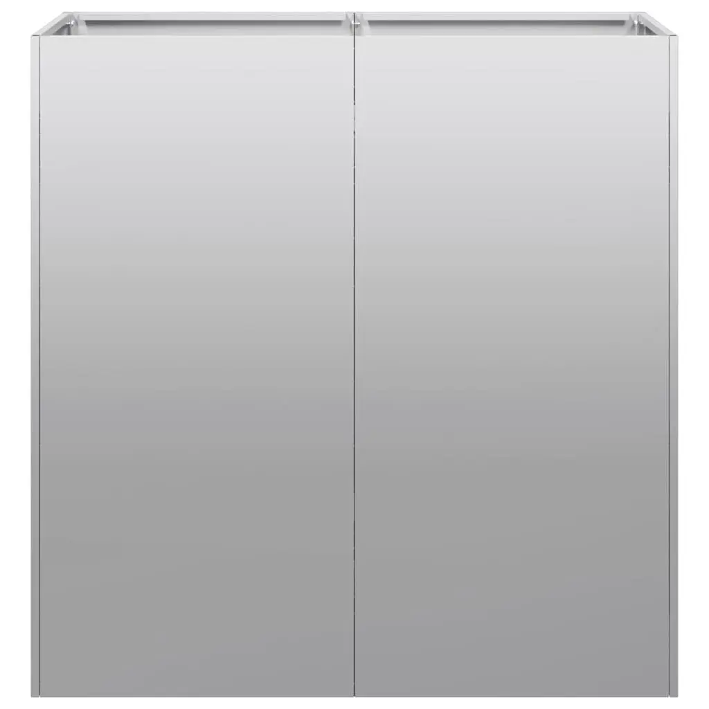 Raised Garden Planter Box Galvanised Steel 80x40x80cm