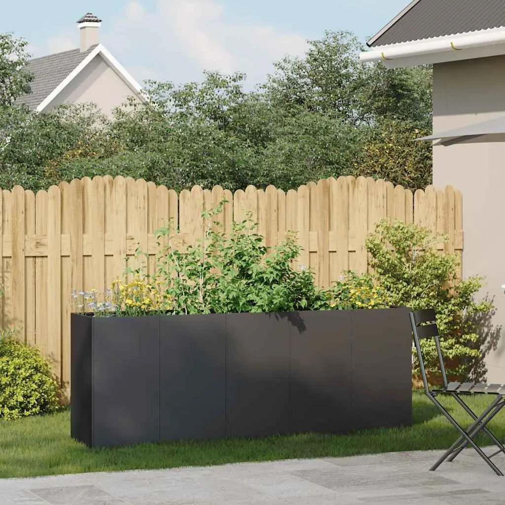 Black Raised Garden Planter Box