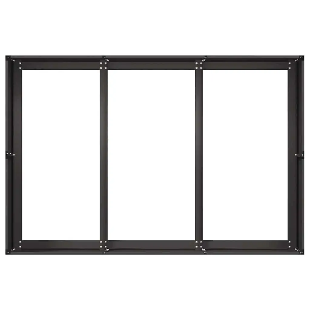 Steel Planter Box Black Raised Garden Bed 120x80x40 cm