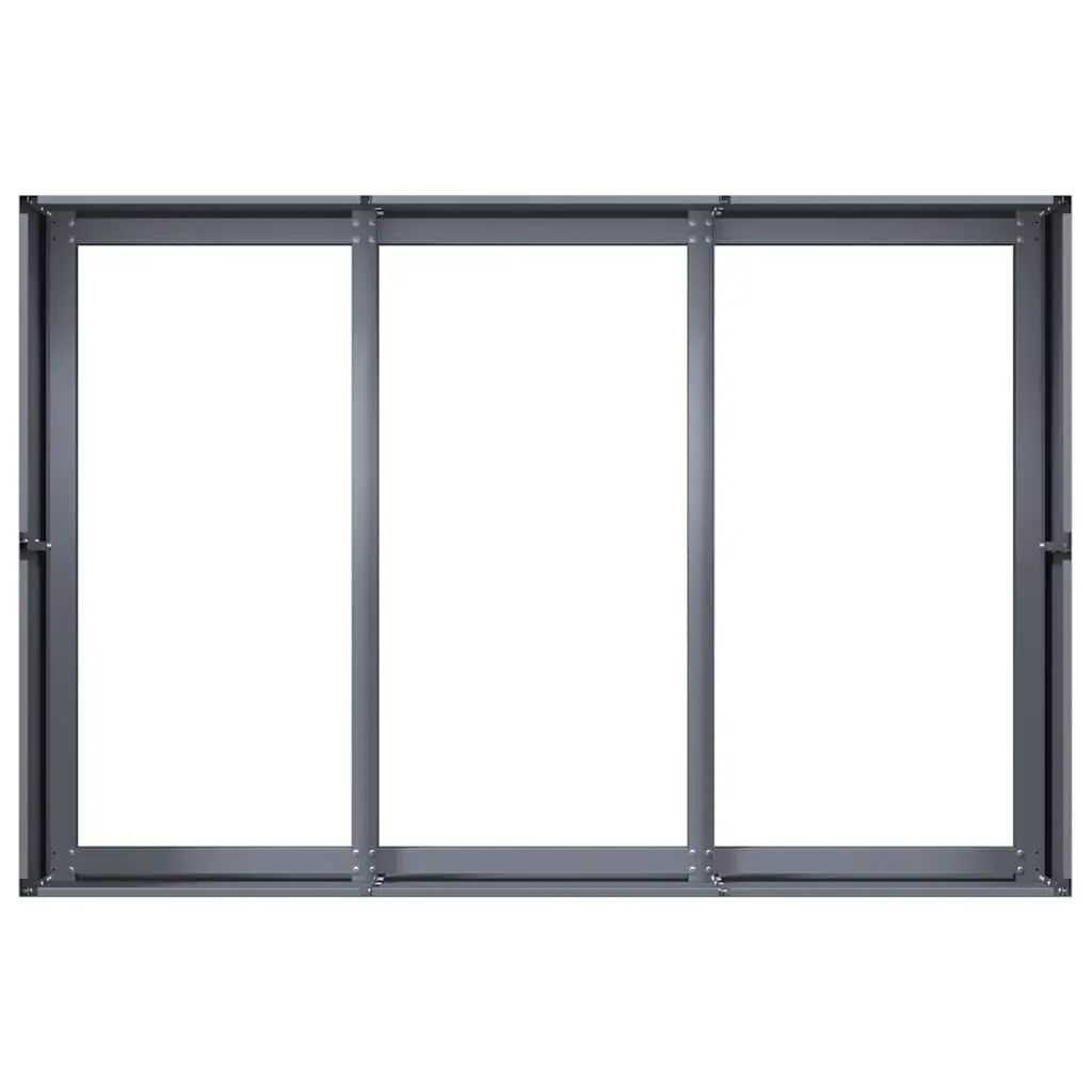 Raised Garden Planter Box Anthracite Steel 120x80x40 cm