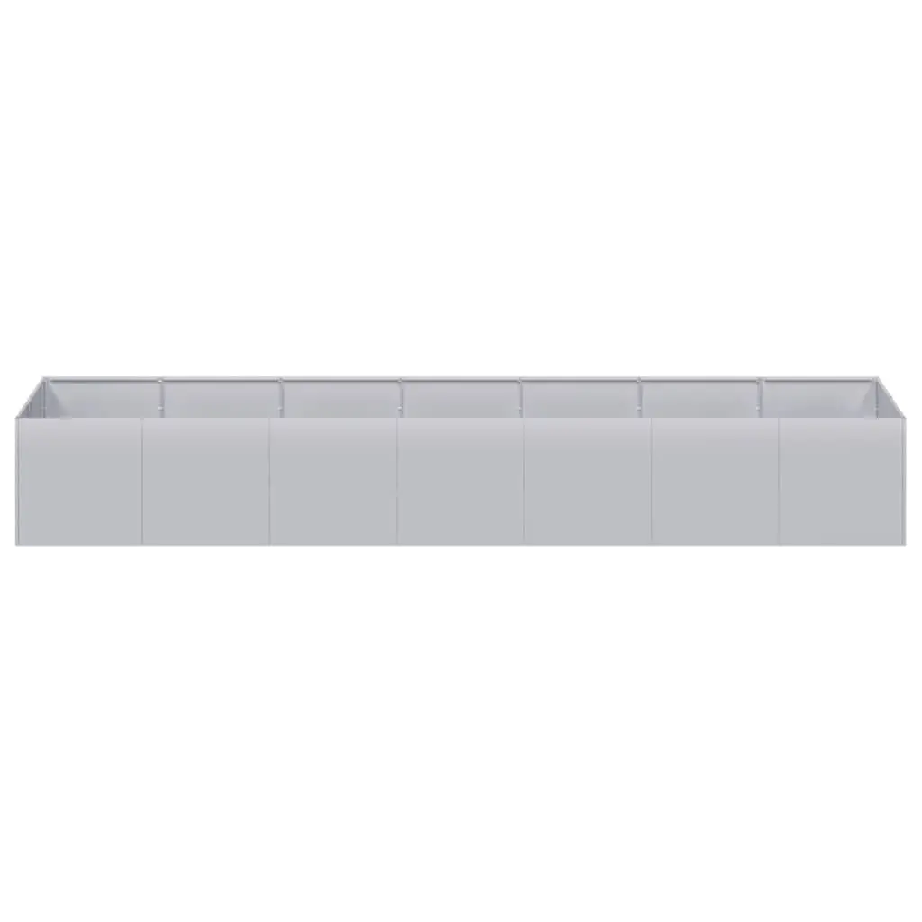 Galvanised Steel Planter 280x80x40cm for Outdoors