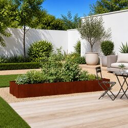 Your Friendly Weathering Steel Planter for Outdoor Use