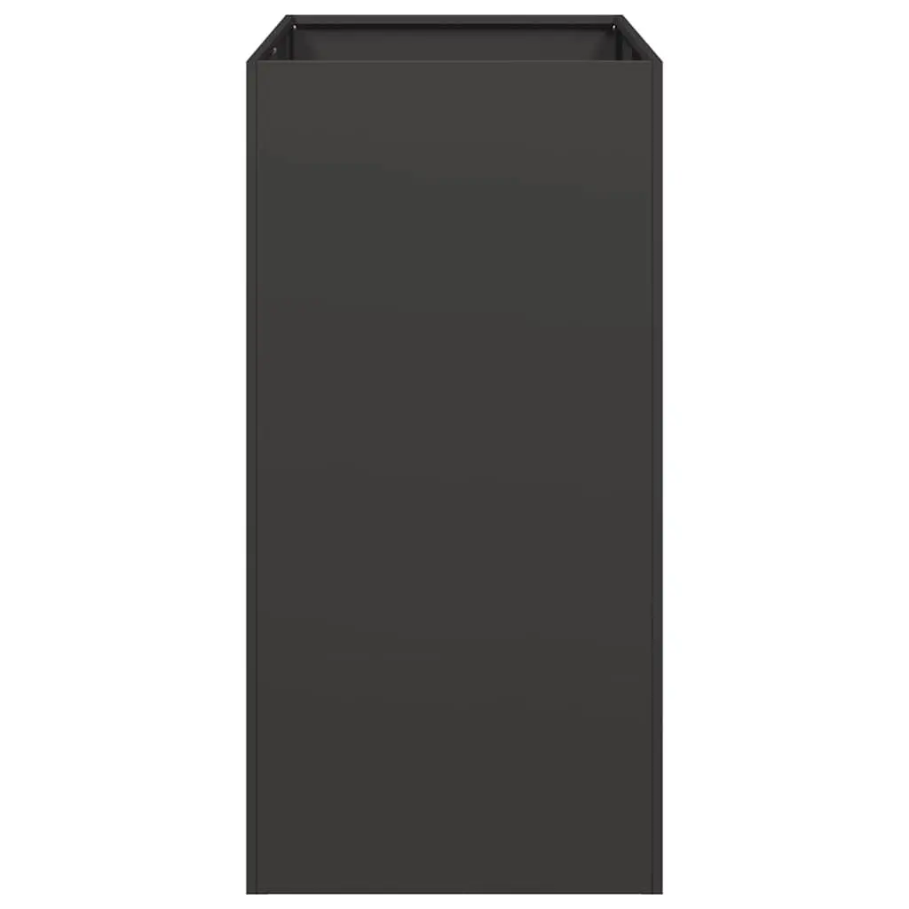 Steel Planter Box Black Raised Garden Bed 40x80x80 cm