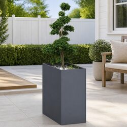Your Friendly Raised Planter Box 40x80x80cm Anthracite Steel