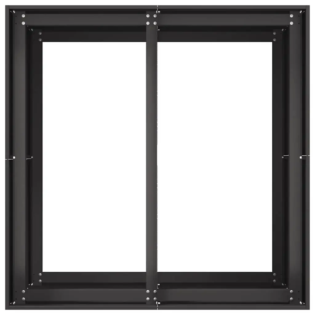 Steel Planter Box Black 80x80x80cm Raised Garden Bed Outdoor
