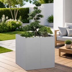 Your Friendly Galvanised Steel 80x80x80 cm Planter Box