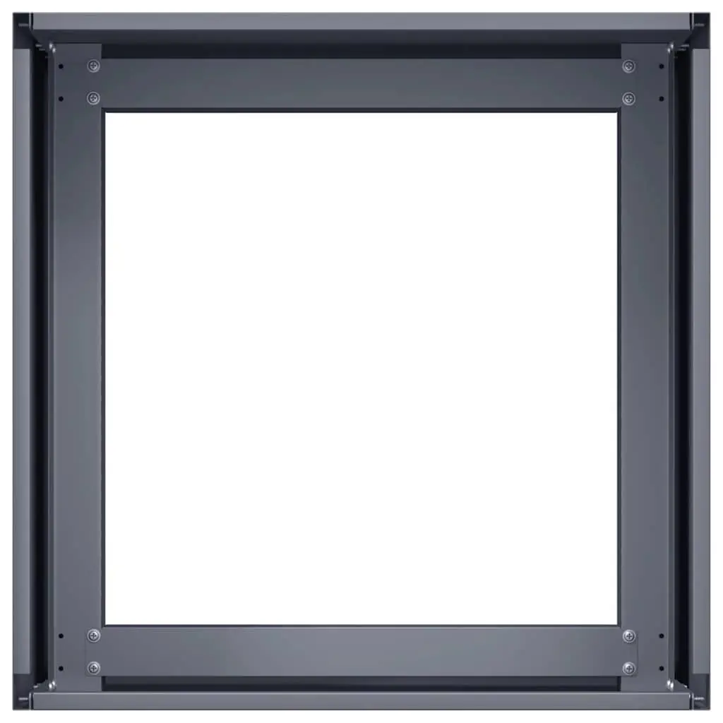 Steel Planter Box Anthracite Open Bottom 40x40x30 cm Garden Raised Bed Outdoor