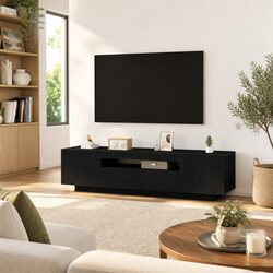 Your Ideal Black TV Cabinet: Stylish and Functional 160x35x40cm