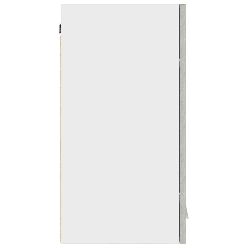 Kitchen Cabinet Grey Engineered Wood 60x31x60cm Wall-Mounted Storage Unit