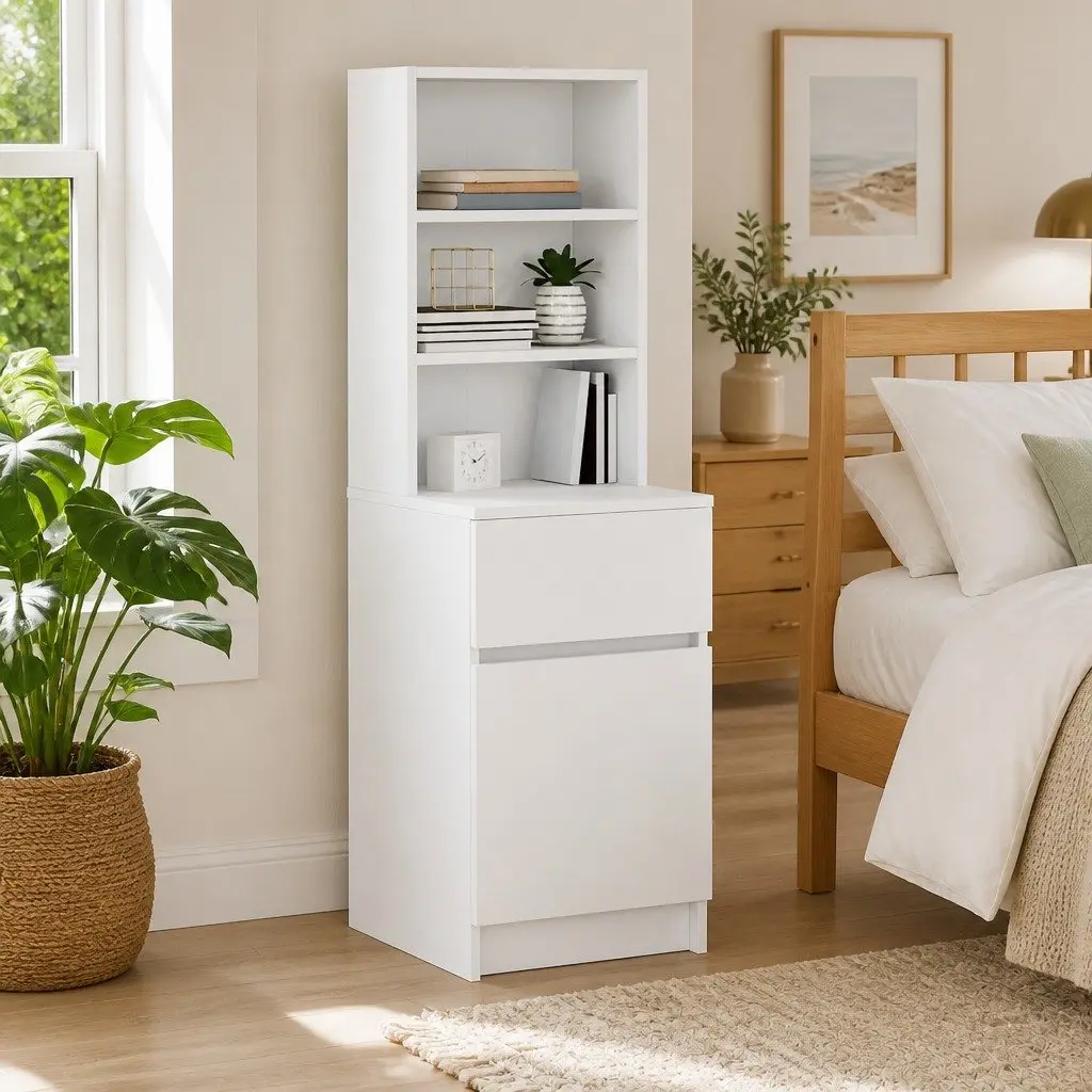 Bedside Cabinet with Flexible Installation Options