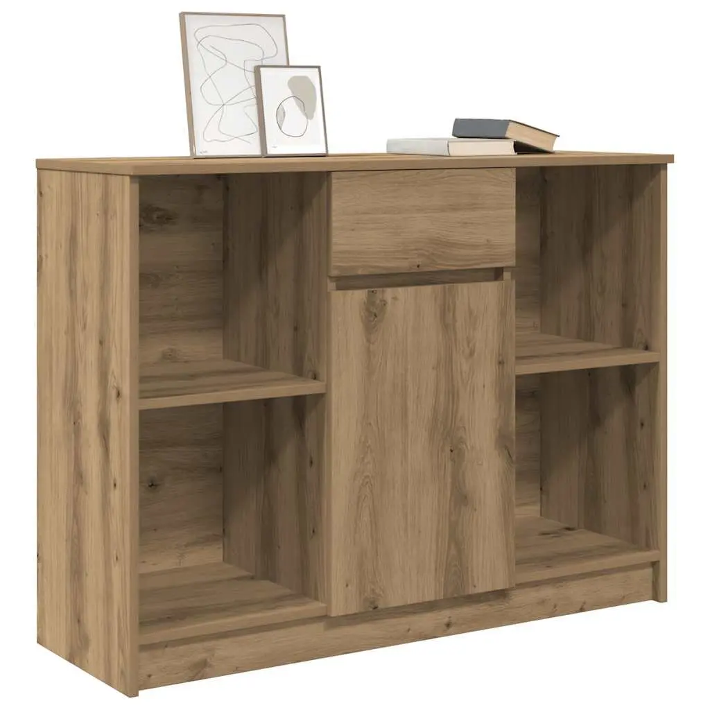 Sideboard Storage Cabinet Engineered Wood Brown 101x35x76 cm