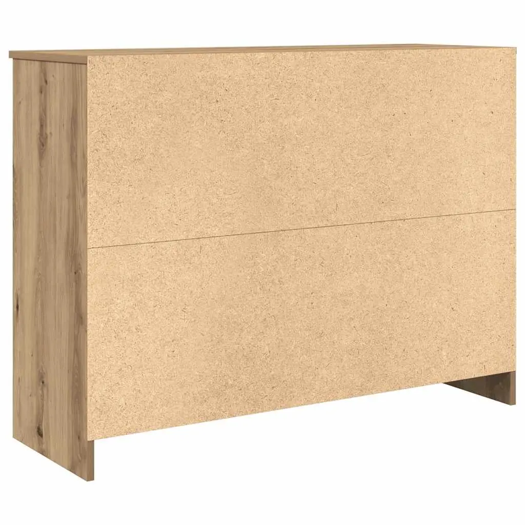 Sideboard Storage Cabinet Engineered Wood Brown 101x35x76 cm