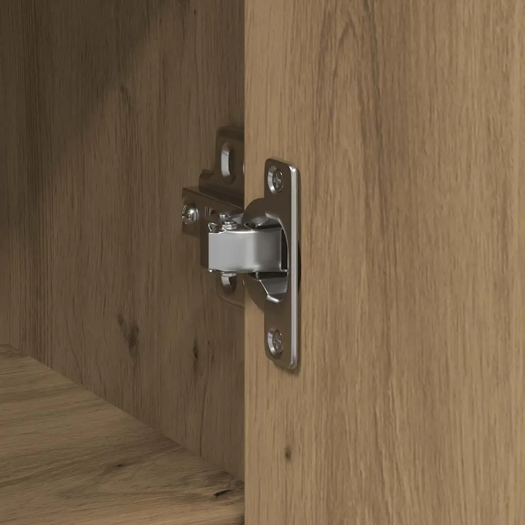 Sideboard Storage Cabinet Engineered Wood Brown 101x35x76 cm