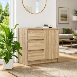 Add a Brown Sideboard to Your Home for Easy Organization