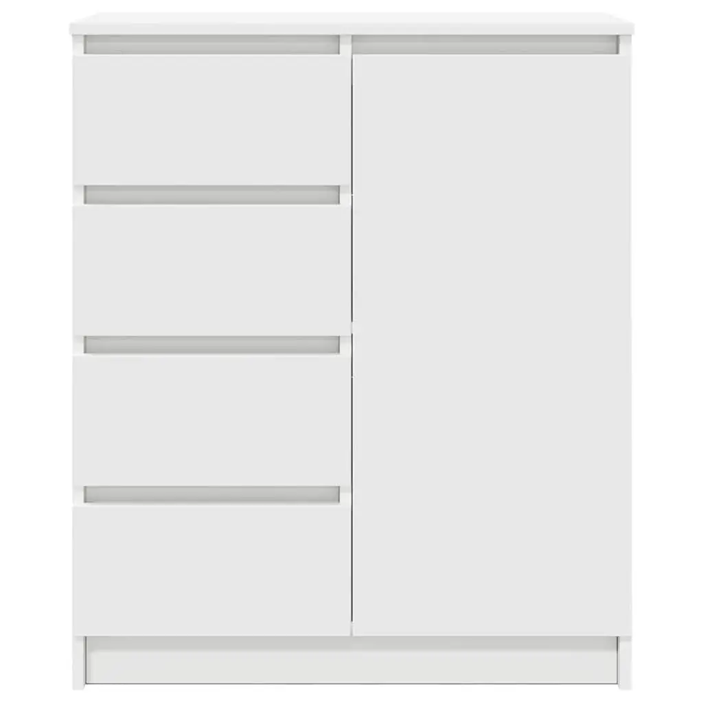 White Sideboard Cabinet with Drawers Shelf Door Storage Furniture Living Room