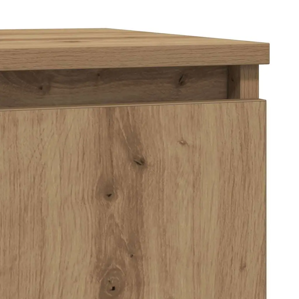 Sideboard Storage Cabinet Engineered Wood Brown 71W x 35D x 84H cm
