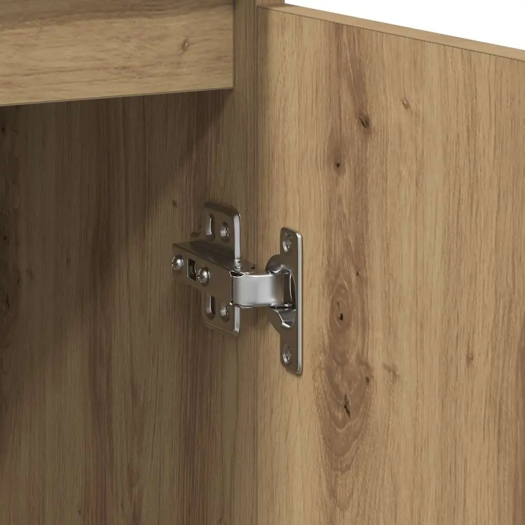 Sideboard Storage Cabinet Engineered Wood Brown 71W x 35D x 84H cm