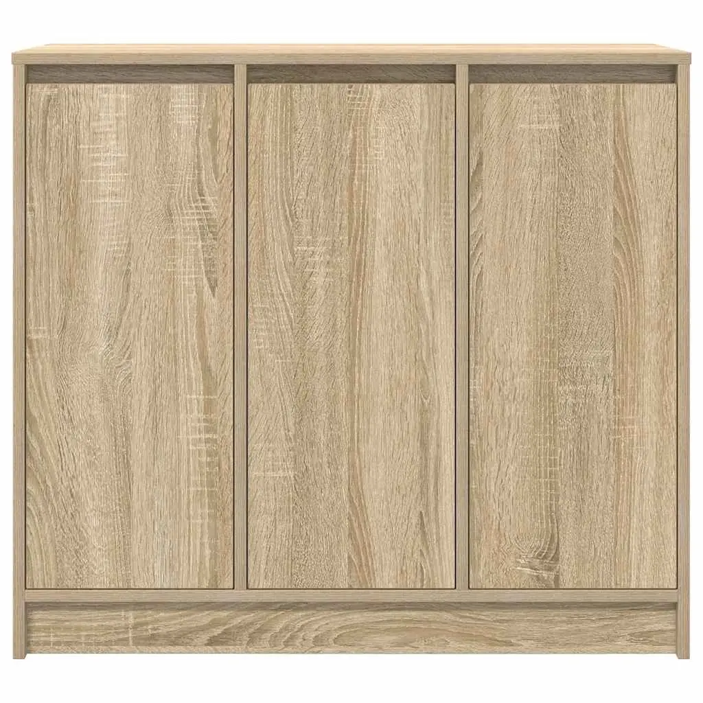 Sideboard Sonoma Oak Engineered Wood Storage Cabinet 85x34x76 cm