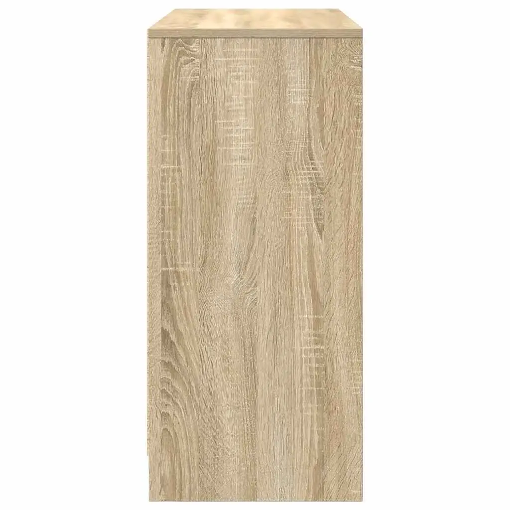 Sideboard Sonoma Oak Engineered Wood Storage Cabinet 85x34x76 cm