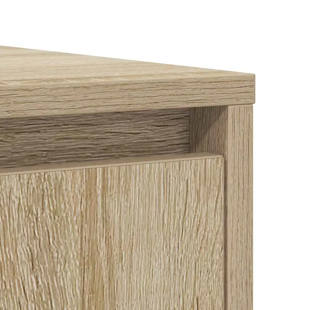 Sideboard Sonoma Oak Engineered Wood Storage Cabinet 85x34x76 cm