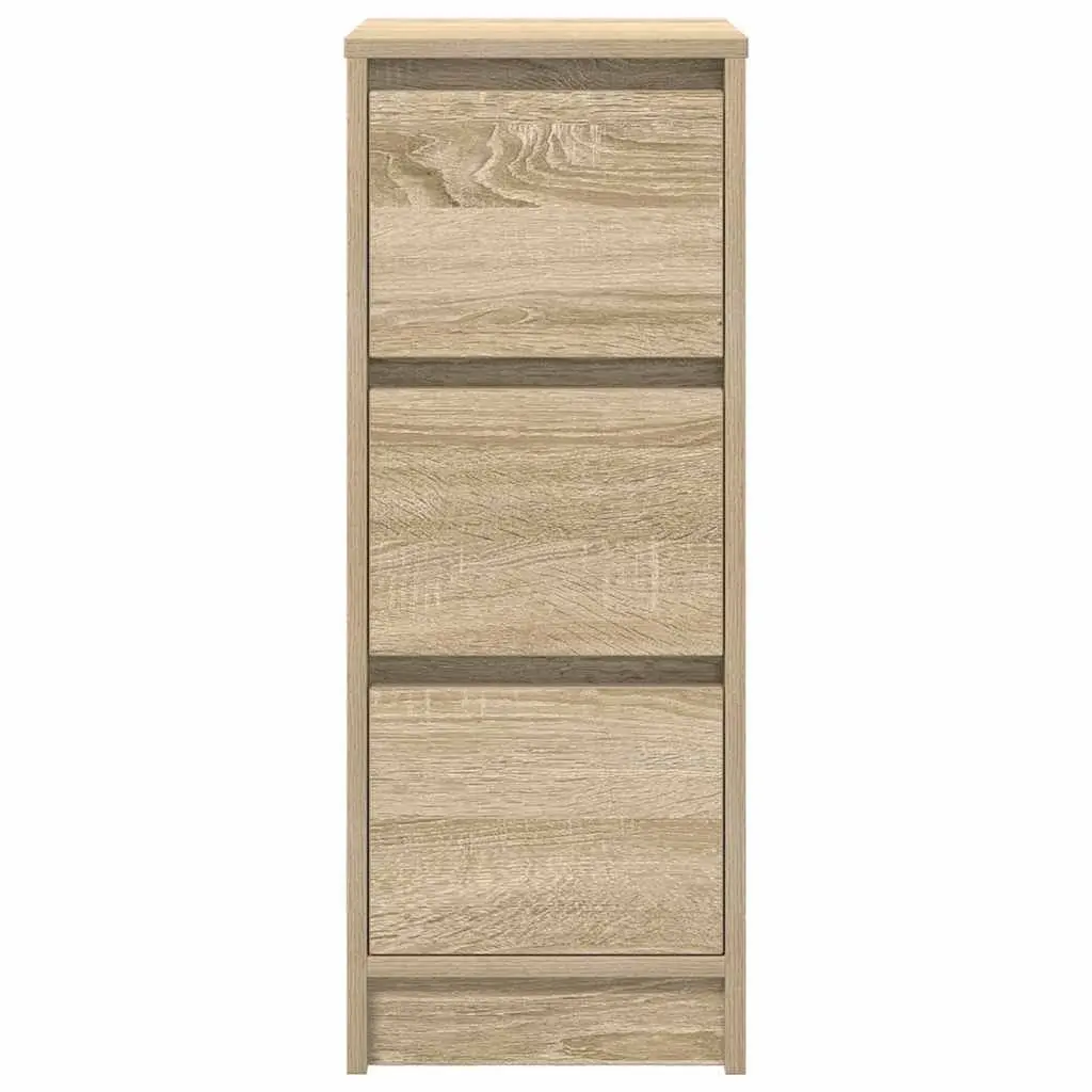 Sideboard Engineered Wood Brown 29.5x34x76 cm Storage Cabinet Buffet
