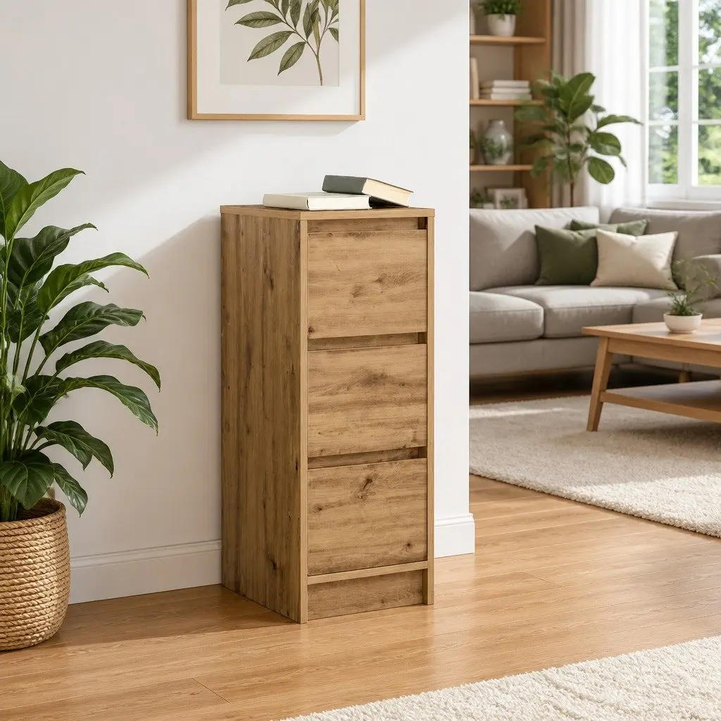 Sideboard Storage Cabinet Buffet Engineered Wood Brown Dining Room Furniture