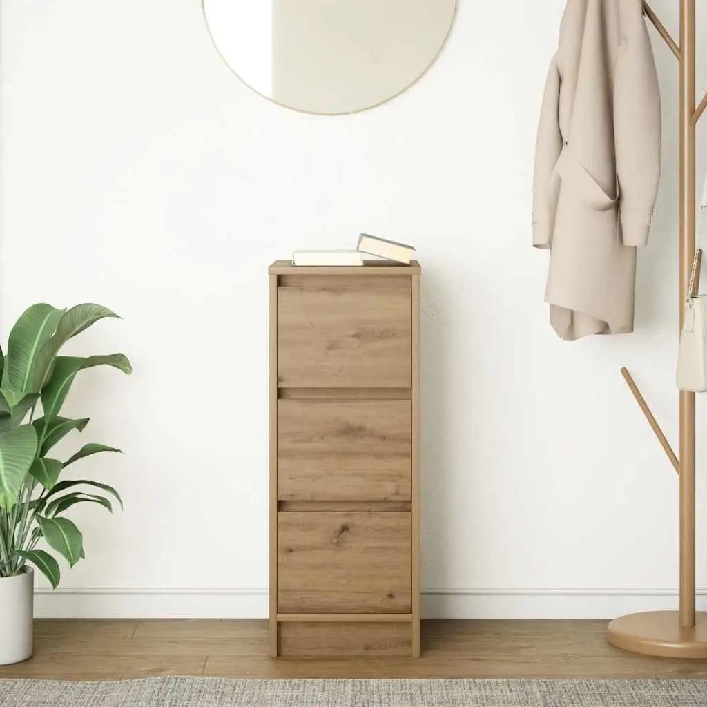 Sideboard Storage Cabinet Buffet Engineered Wood Brown Dining Room Furniture