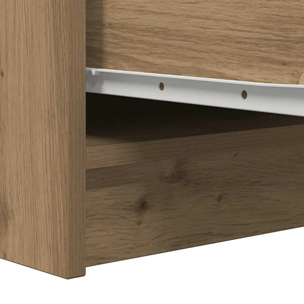 Sideboard Storage Cabinet Buffet Engineered Wood Brown Dining Room Furniture