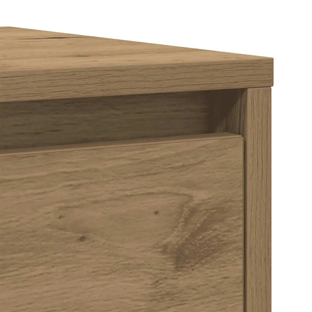 Sideboard Storage Cabinet Buffet Engineered Wood Brown Dining Room Furniture