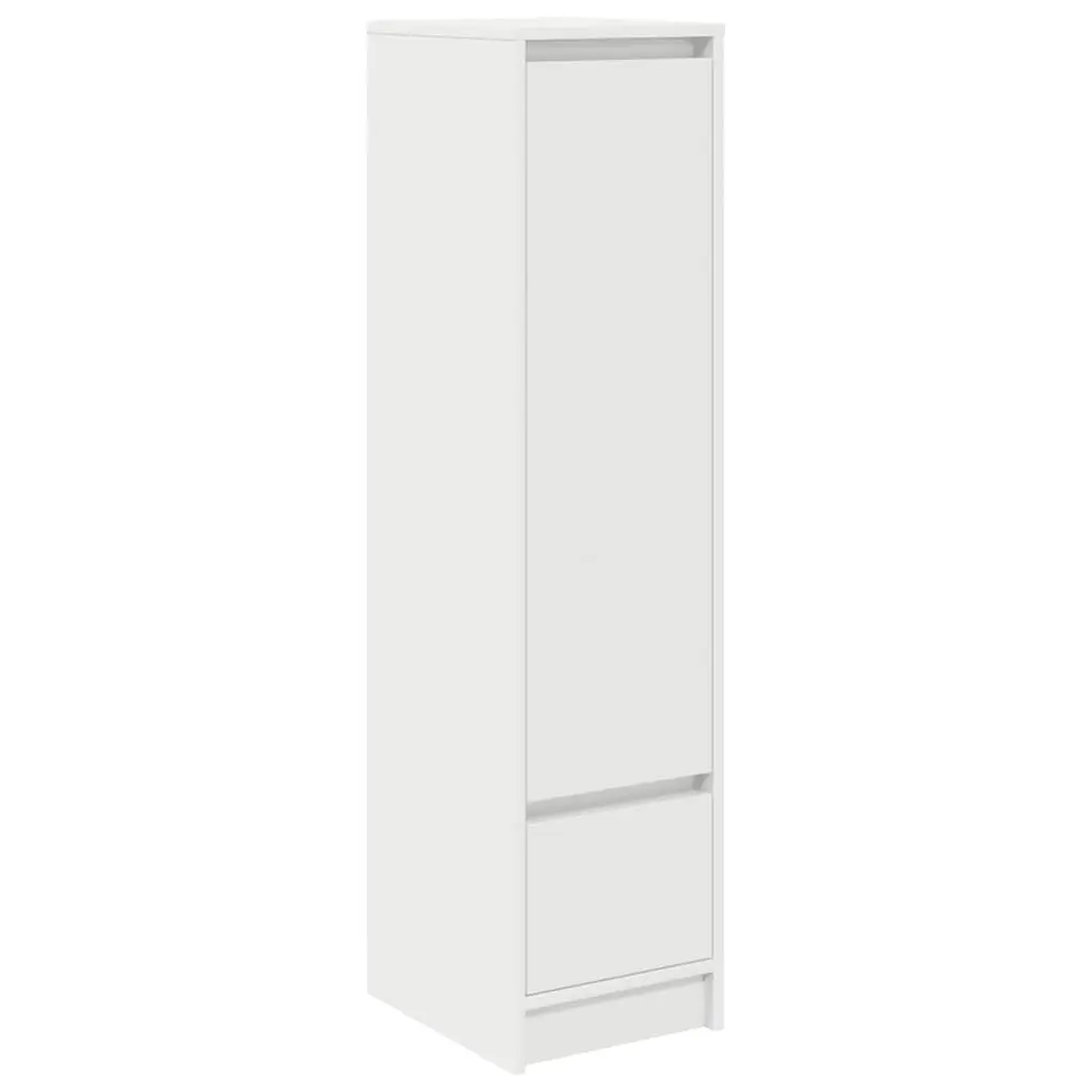 Highboard Storage Cabinet Engineered Wood White 29.5 x 34 x 119.5 cm