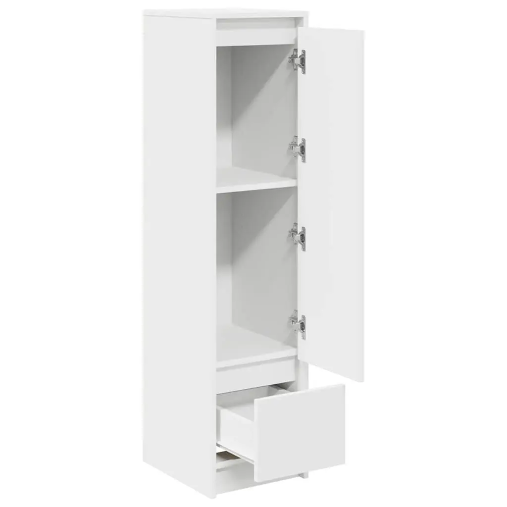 Highboard Storage Cabinet Engineered Wood White 29.5 x 34 x 119.5 cm