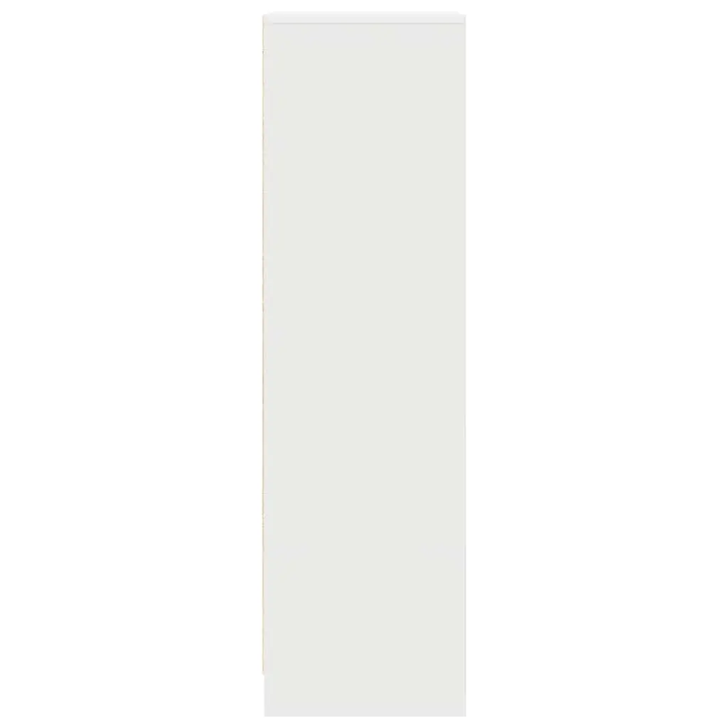 Highboard Storage Cabinet Engineered Wood White 29.5 x 34 x 119.5 cm
