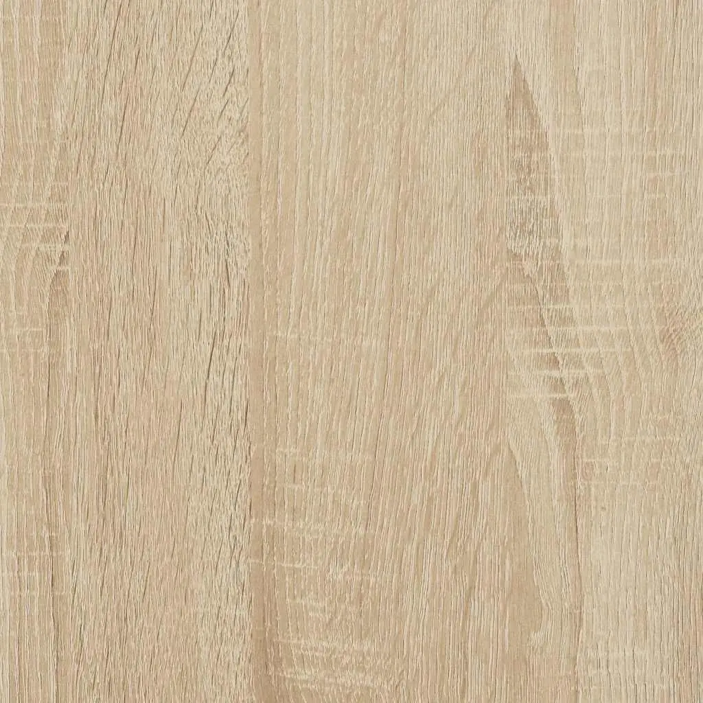 Highboard Storage Cabinet Brown Engineered Wood 37.5x35x180cm Sideboard Buffet